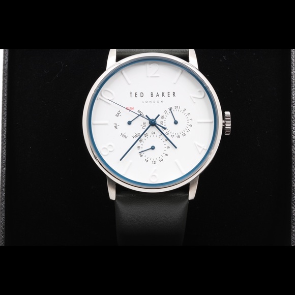 Ted Baker Mens Stainless Steel Watch Gray Band - Picture 3 of 8